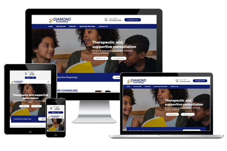 compton web design for diamond counseling va by Grafix Box compton web design for diamond counseling va by Grafix Box
