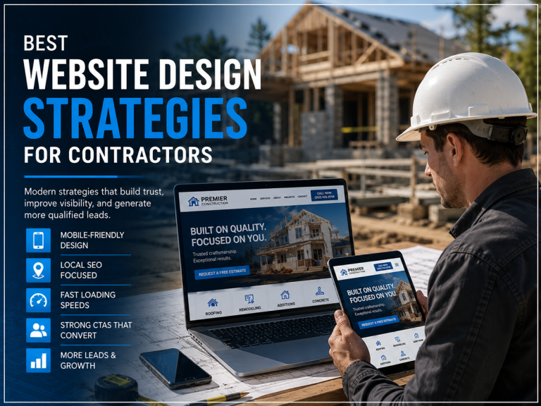 Modern contractor website design strategies for local construction businesses