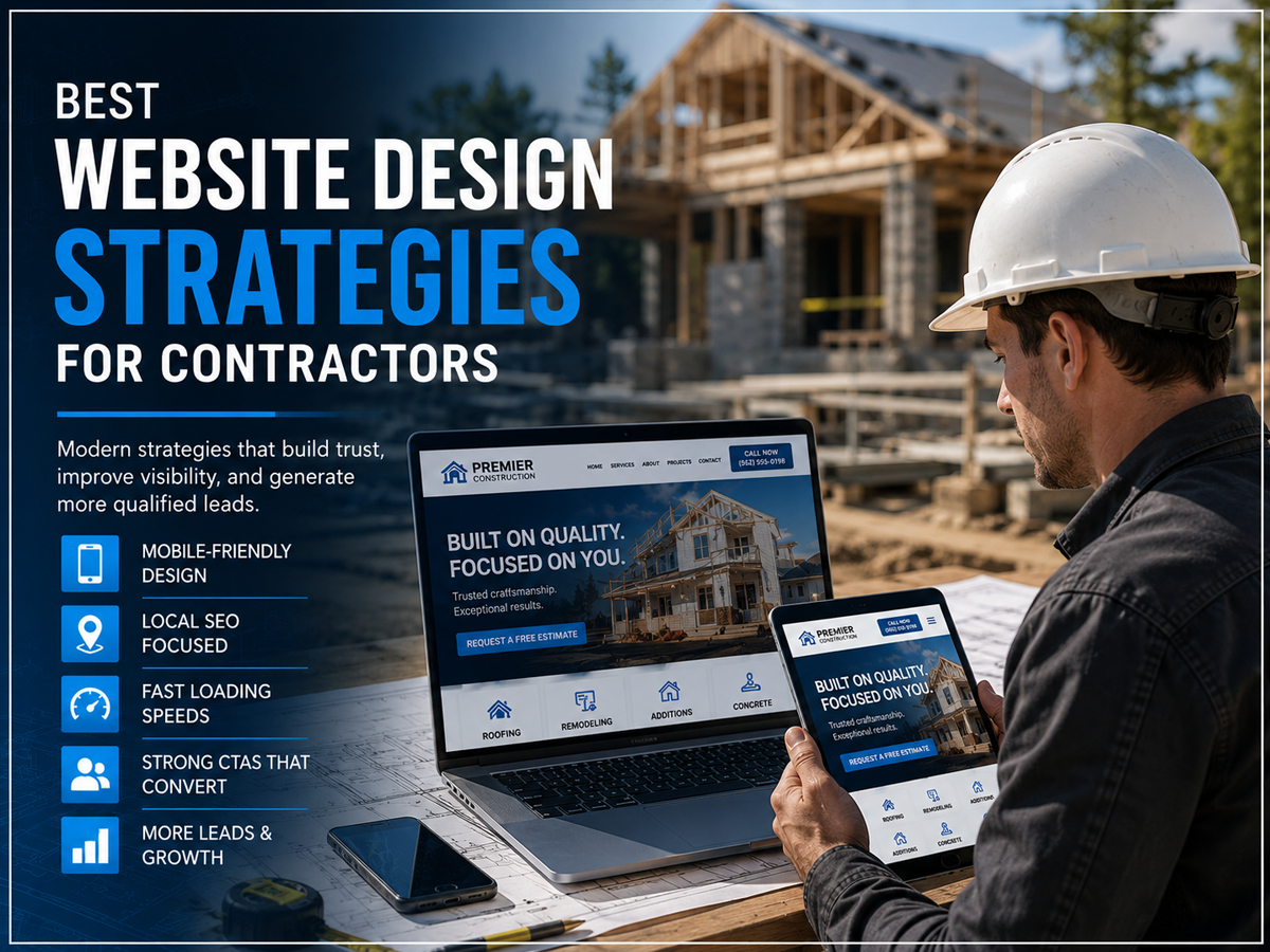 Modern contractor website design strategies for local construction businesses