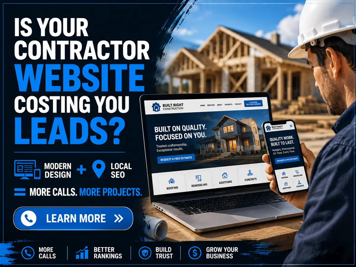 contractor website design strategies