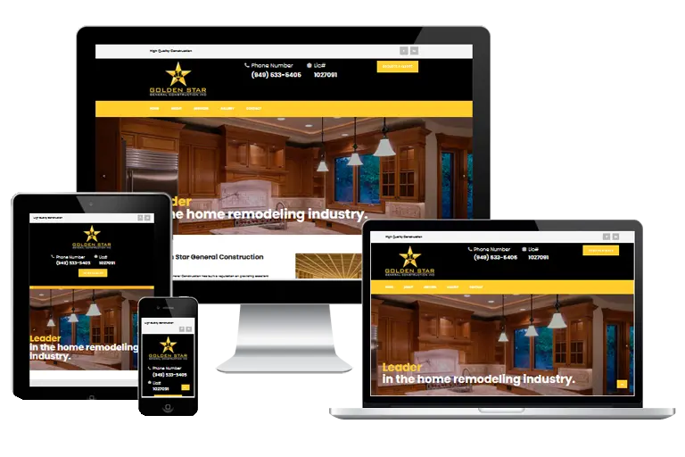 el segundo web design for golden star general construction by Grafix Box el segundo web design for golden star general construction by Grafix Box