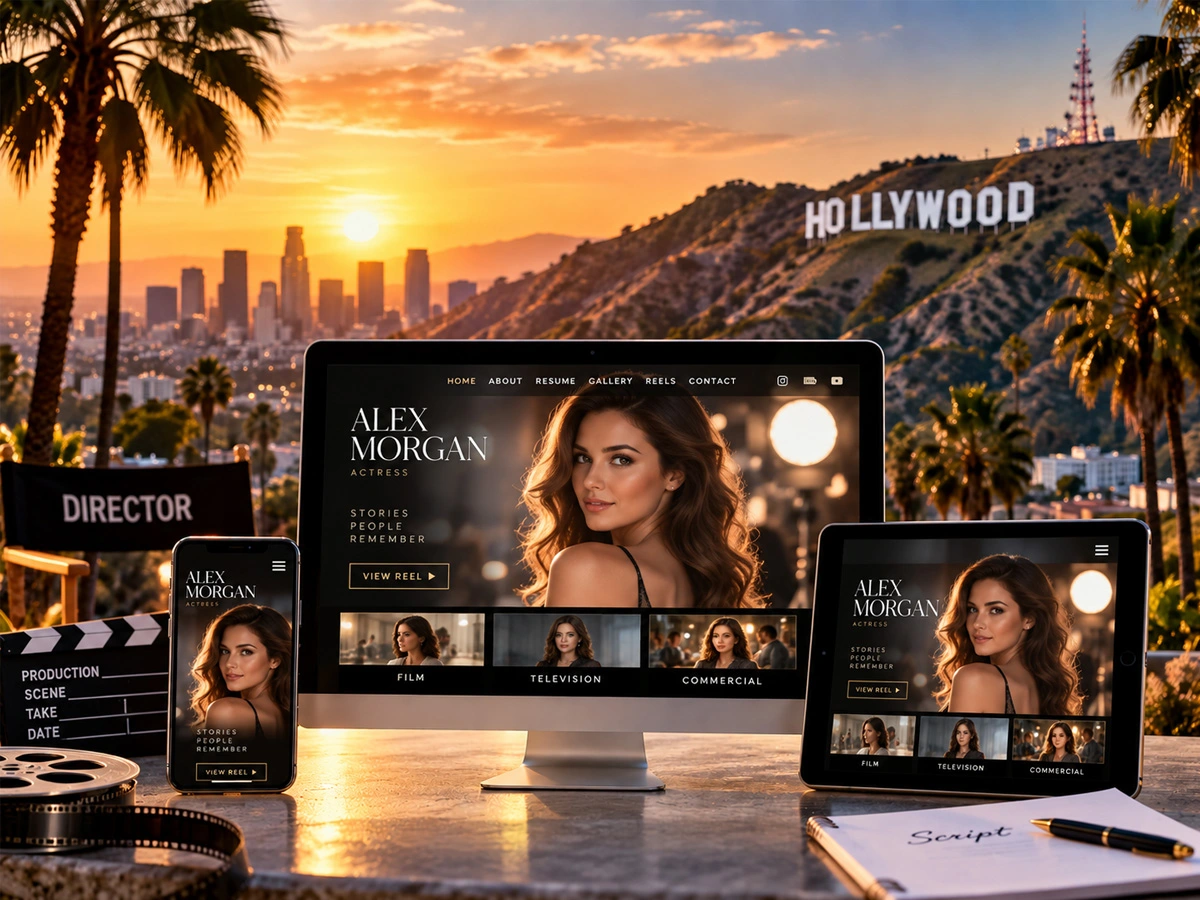 hollywood web design services by Grafix Box